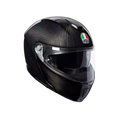 SPORTMODULAR GLOSSY CARBON - MOTORBIKE FLIP UP HELMET E2205