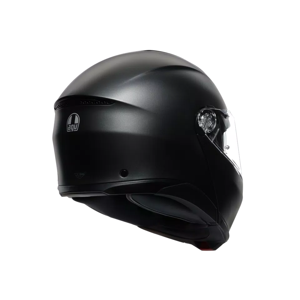 TOURMODULAR MATT BLACK - MOTORBIKE FLIP UP HELMET E2206