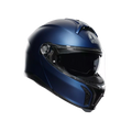TOURMODULAR GALASSIA BLUE MATT - MOTORBIKE FLIP UP HELMET E2206