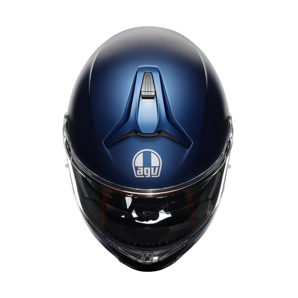TOURMODULAR GALASSIA BLUE MATT - MOTORBIKE FLIP UP HELMET E2206
