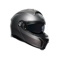 TOURMODULAR LUNA GREY MATT - MOTORBIKE FLIP UP HELMET E2206