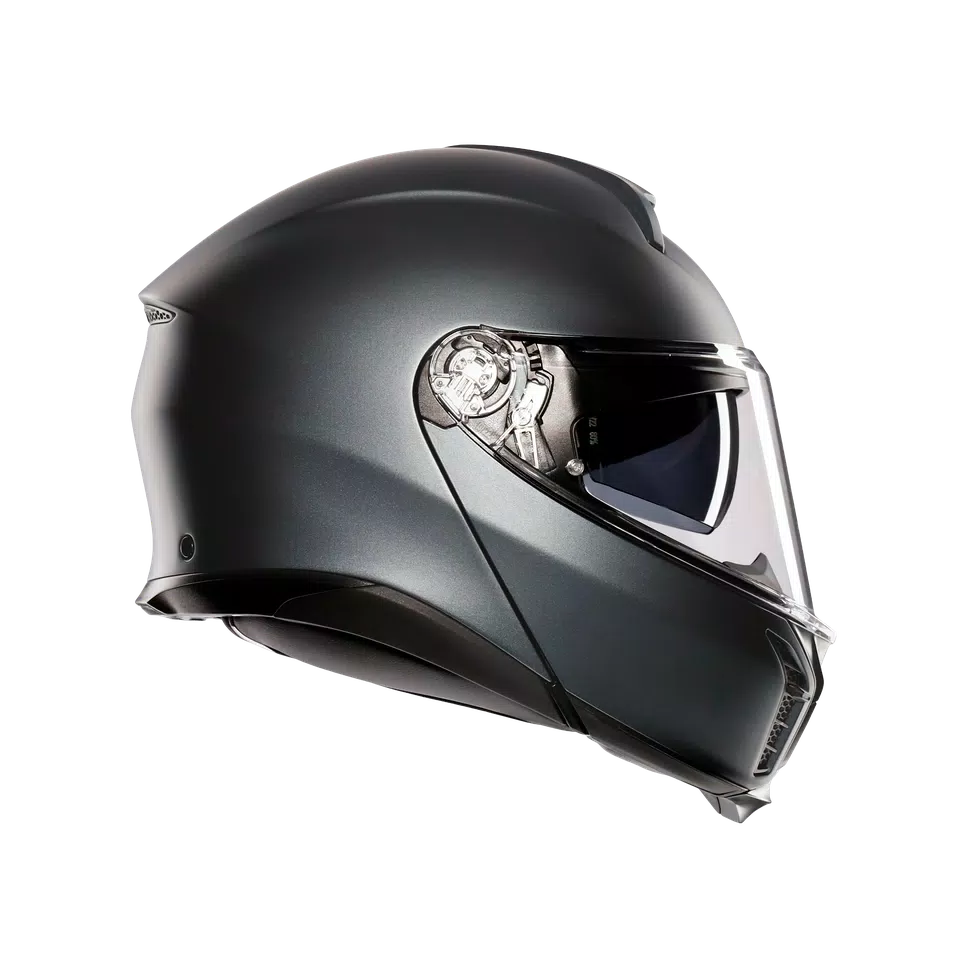 TOURMODULAR MATT ARDESIA GREY - MOTORBIKE FLIP UP HELMET E2206