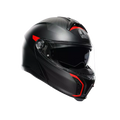 TOURMODULAR FREQUENCY MATT GUNMETAL/RED - MOTORBIKE FLIP UP HELMET E2206