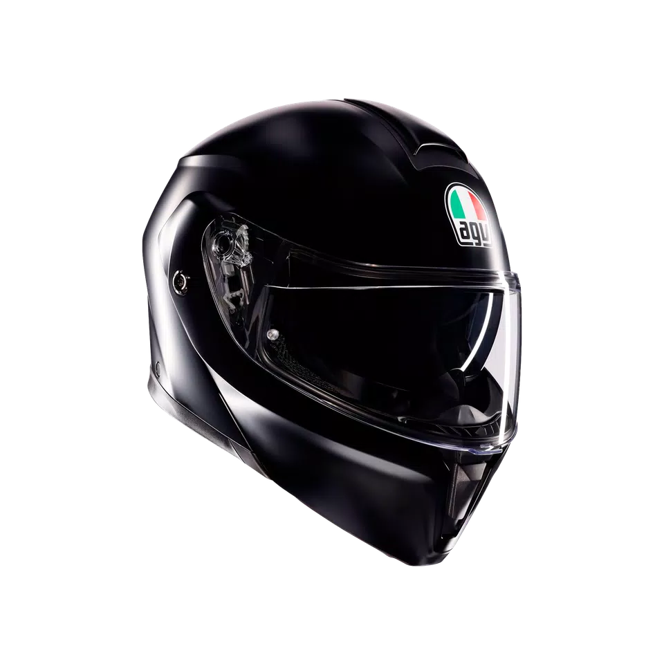 STREETMODULAR MONO MATT BLACK - MOTORBIKE FLIP UP HELMET E2206