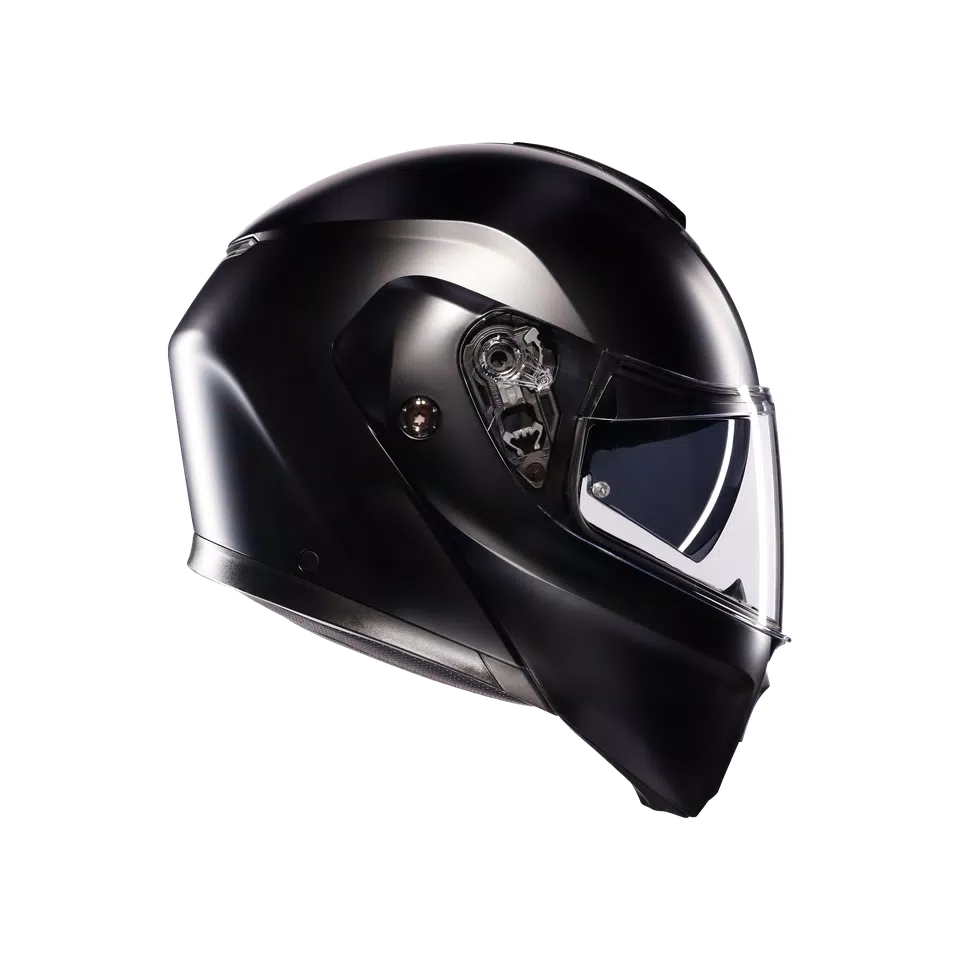 STREETMODULAR MONO MATT BLACK - MOTORBIKE FLIP UP HELMET E2206