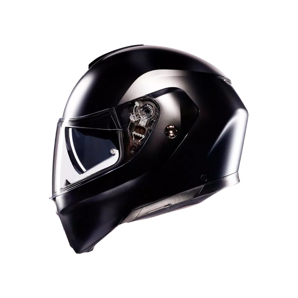 STREETMODULAR MONO MATT BLACK - MOTORBIKE FLIP UP HELMET E2206