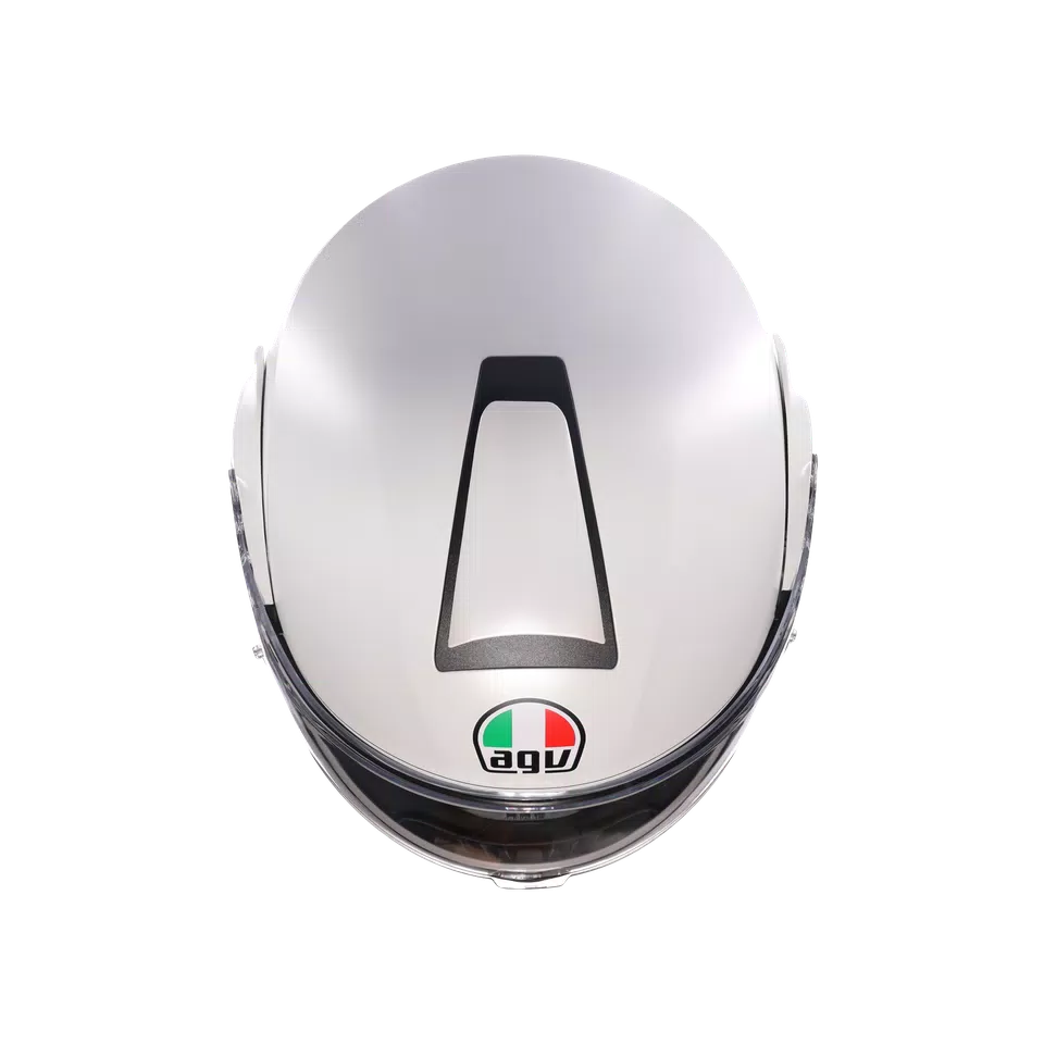 STREETMODULAR MONO MATT BLACK MATERIA WHITE - MOTORBIKE FLIP UP HELMET E2206