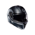 STREETMODULAR LEVICO GREY/SILVER - MOTORBIKE FLIP UP HELMET E2206