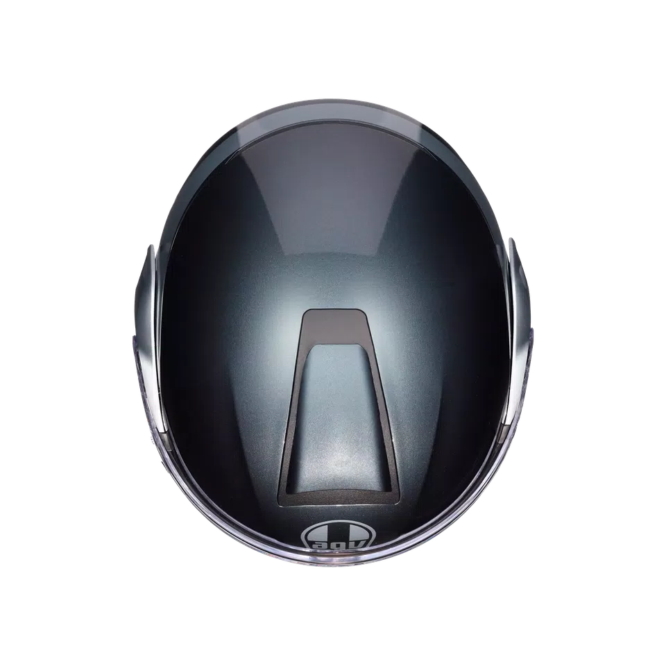 STREETMODULAR LEVICO GREY/SILVER - MOTORBIKE FLIP UP HELMET E2206