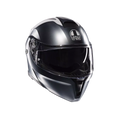 STREETMODULAR RESIA MATT GREY/SILVER/RED - MOTORBIKE FLIP UP HELMET E2206