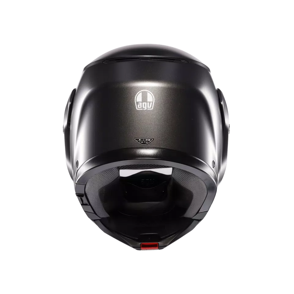 STREETMODULAR MONO MATT ASFALTO GREY - MOTORBIKE FLIP UP HELMET E2206