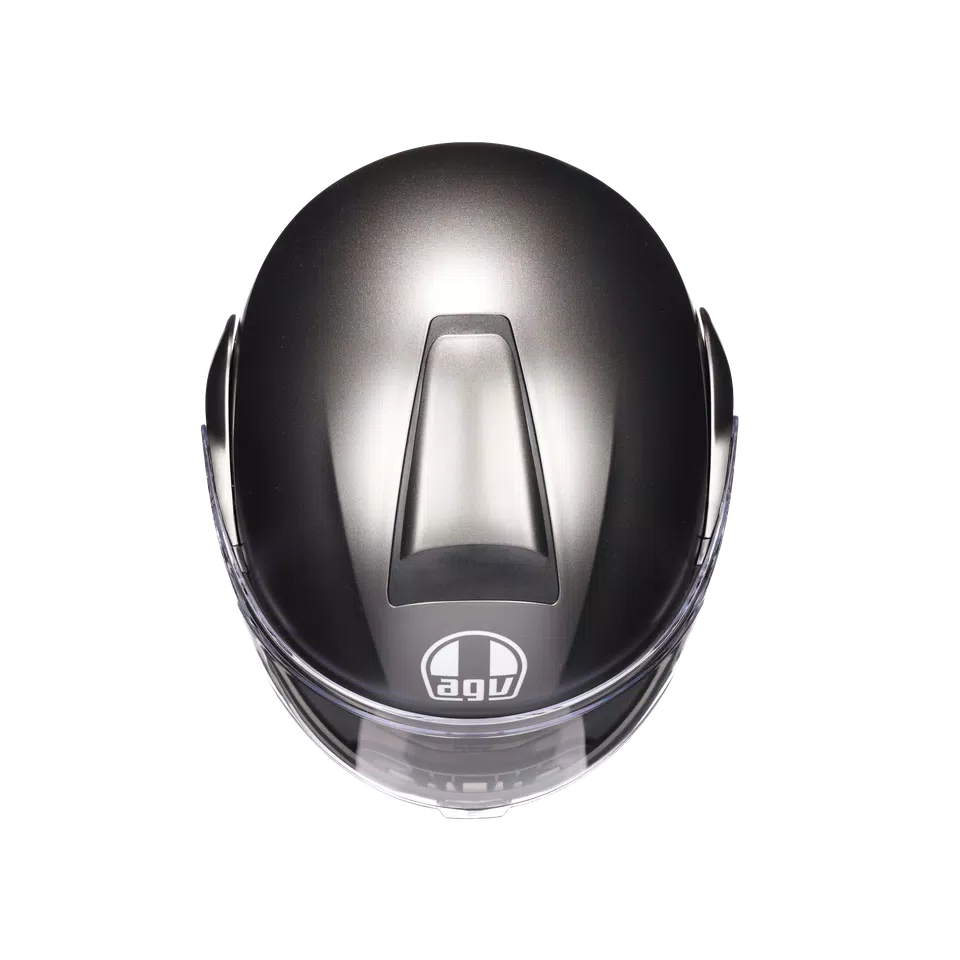 STREETMODULAR MONO MATT ASFALTO GREY - MOTORBIKE FLIP UP HELMET E2206