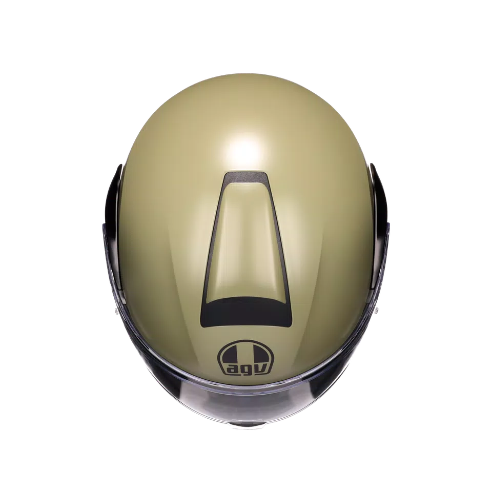 STREETMODULAR MONO MATT PASTELLO GREEN/BLACK - MOTORBIKE FLIP UP HELMET E2206
