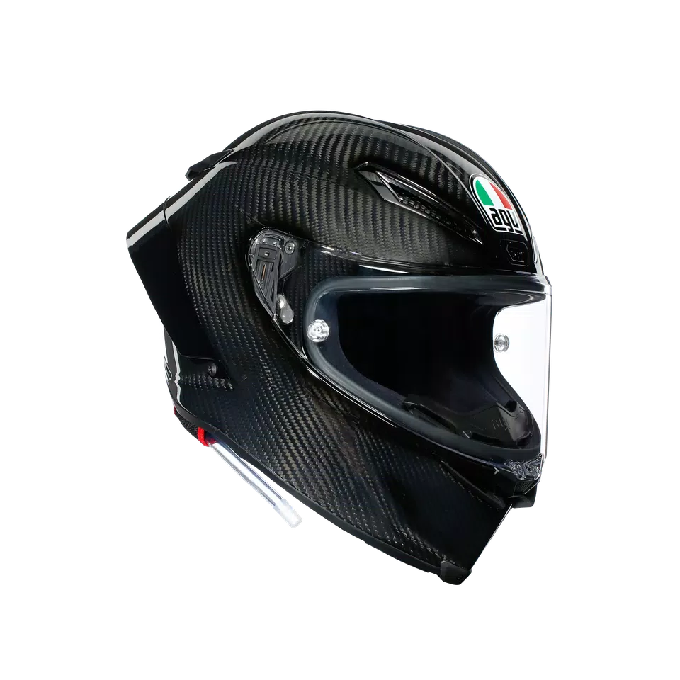 PISTA GP RR MONO GLOSSY CARBON - MOTORBIKE FULL FACE HELMET E2206 DOT
