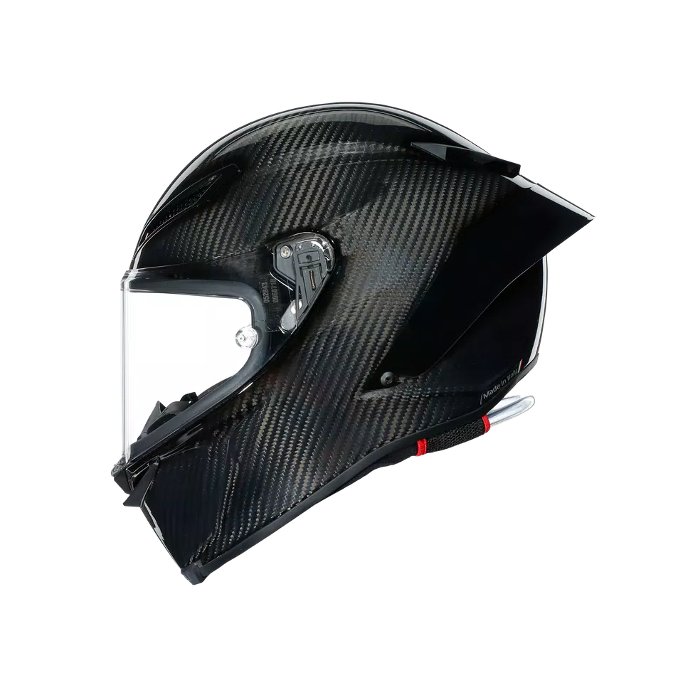 PISTA GP RR MONO GLOSSY CARBON - MOTORBIKE FULL FACE HELMET E2206 DOT
