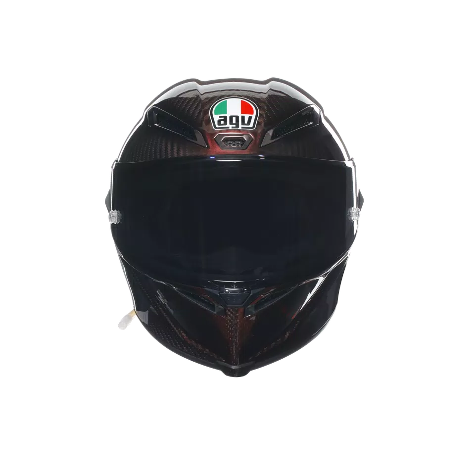 PISTA GP RR MONO RED CARBON - MOTORBIKE FULL FACE HELMET E2206 DOT