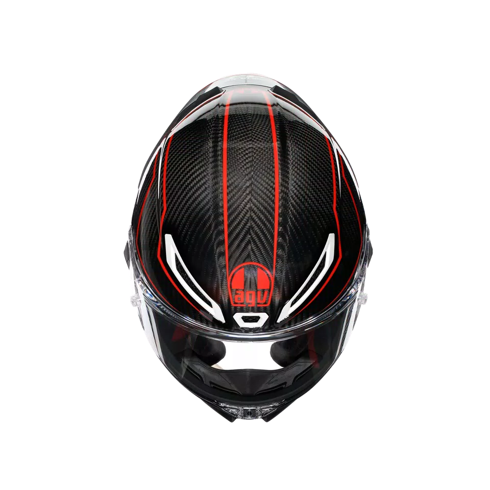 PISTA GP RR PERFORMANTE CARBON/RED - MOTORBIKE FULL FACE HELMET E2206 DOT