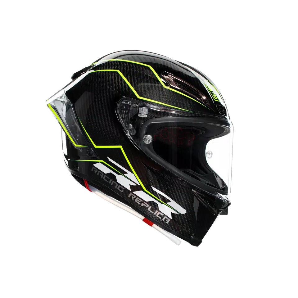 PISTA GP RR PERFORMANTE CARBON/LIME - MOTORBIKE FULL FACE HELMET E2206 DOT