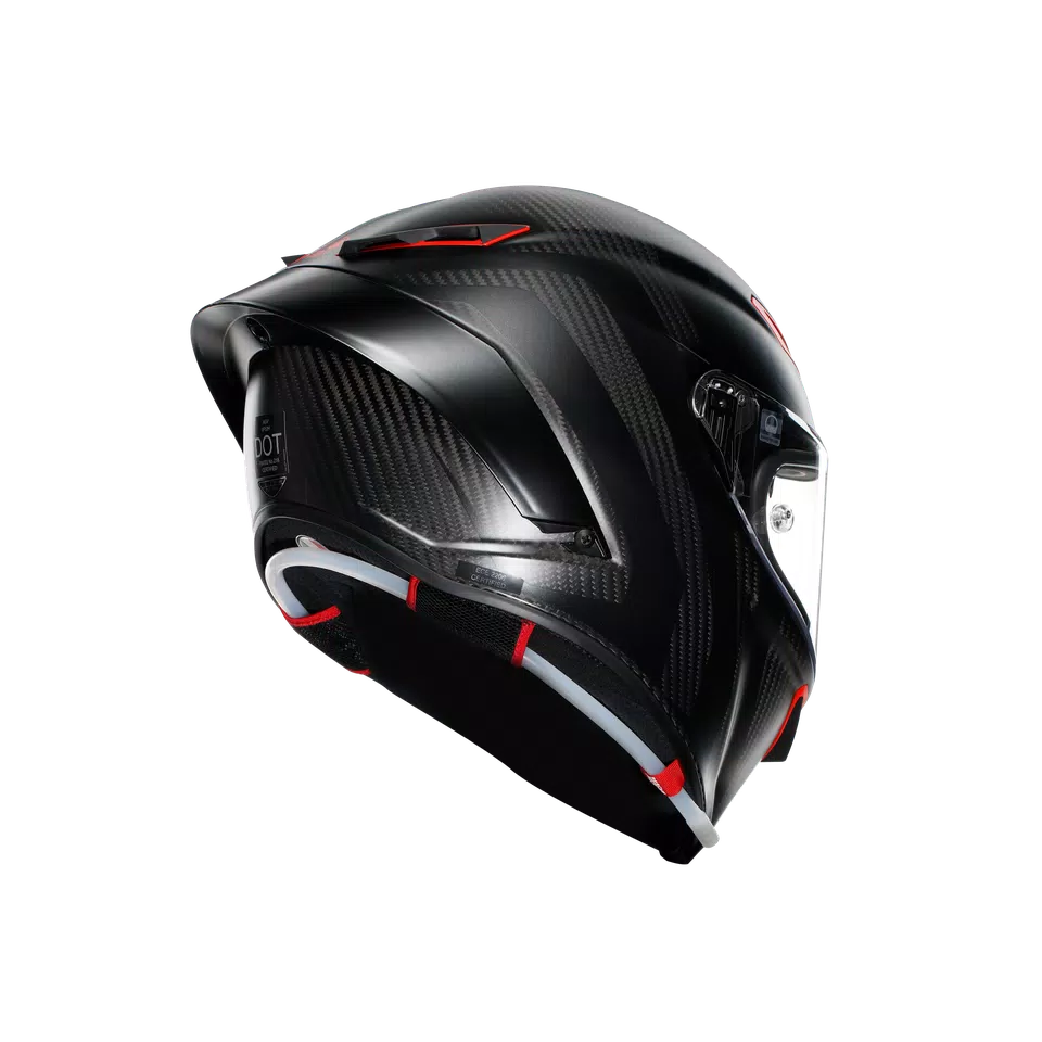 PISTA GP RR INTREPIDO MATT CARBON/BLK/RED - MOTORBIKE FULL FACE HELMET E2206 DOT