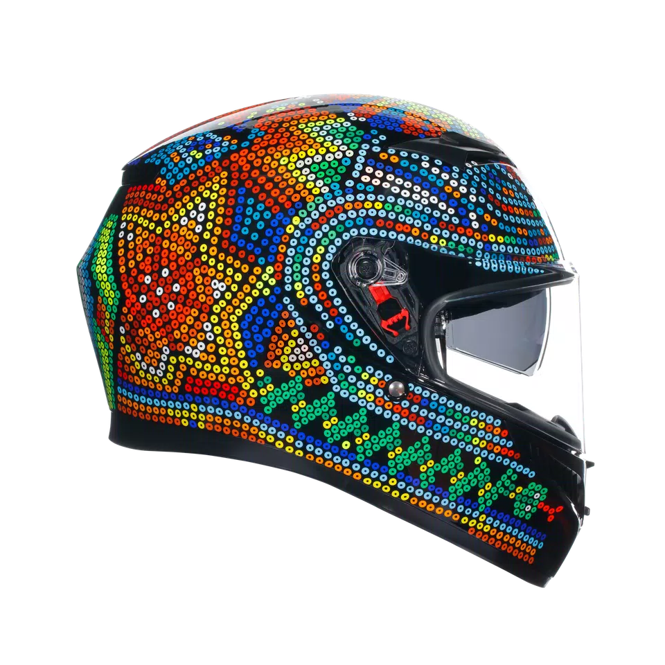 K3 ROSSI WINTER TEST 2018 - MOTORBIKE FULL FACE HELMET E2206