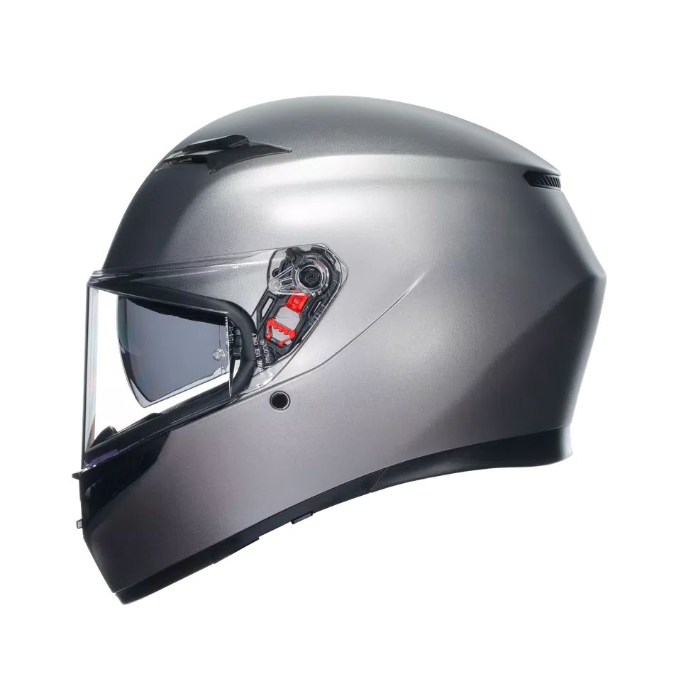K3 RODIO GREY MATT - MOTORBIKE FULL FACE HELMET E2206