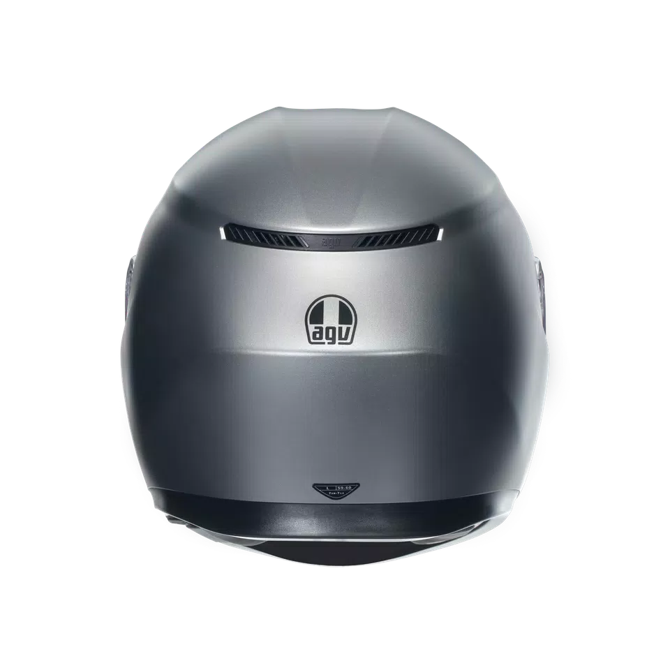 K3 RODIO GREY MATT - MOTORBIKE FULL FACE HELMET E2206