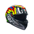 K3 BIRDY 2.0 GREY/YELLOW/RED - MOTORBIKE FULL FACE HELMET E2206