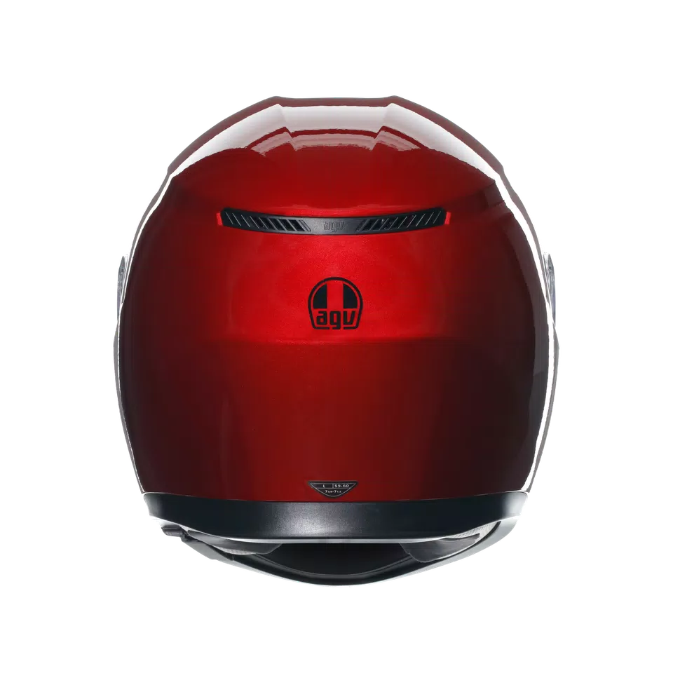 K3 MONO COMPETIZIONE RED - MOTORBIKE FULL FACE HELMET E2206
