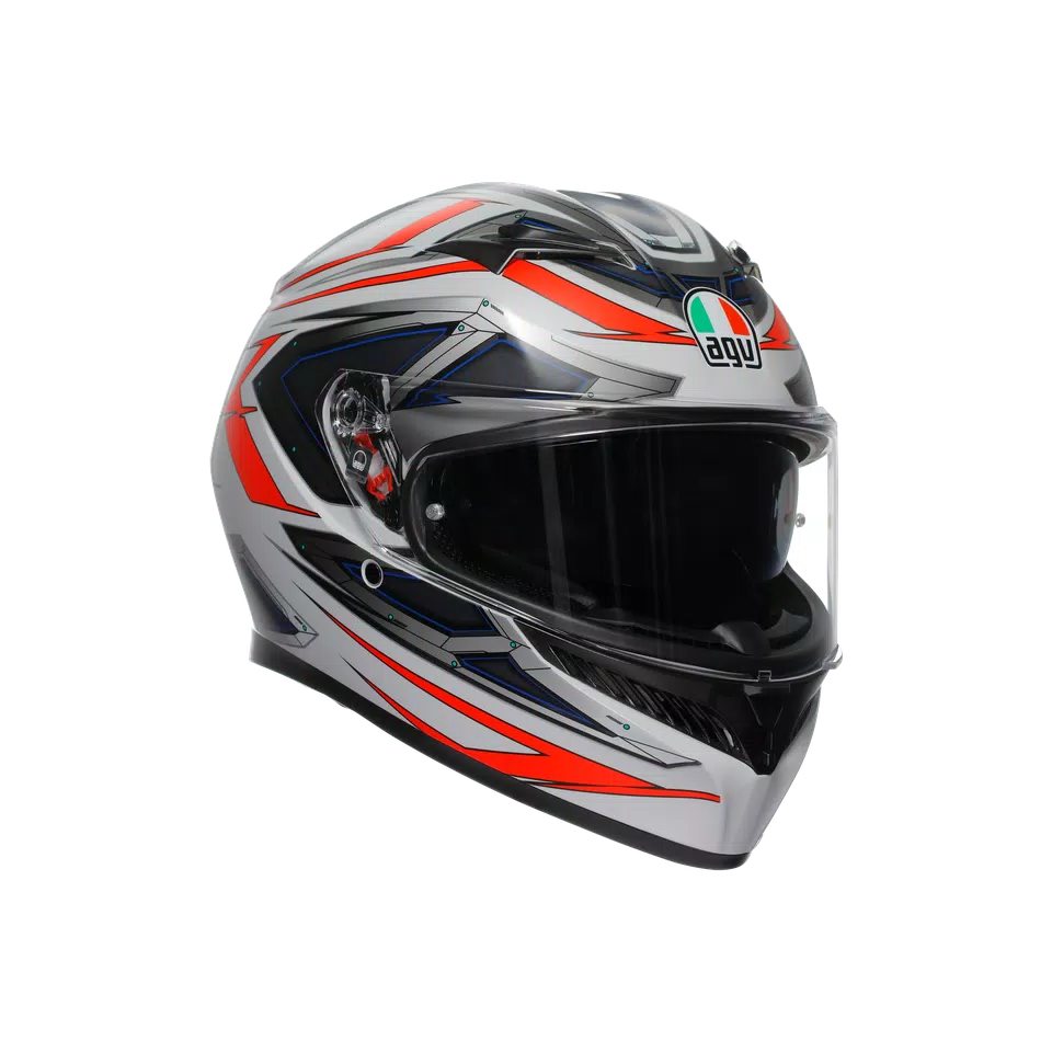 K3 E2206 - SPACE MATT WHITE/RED FLUO
