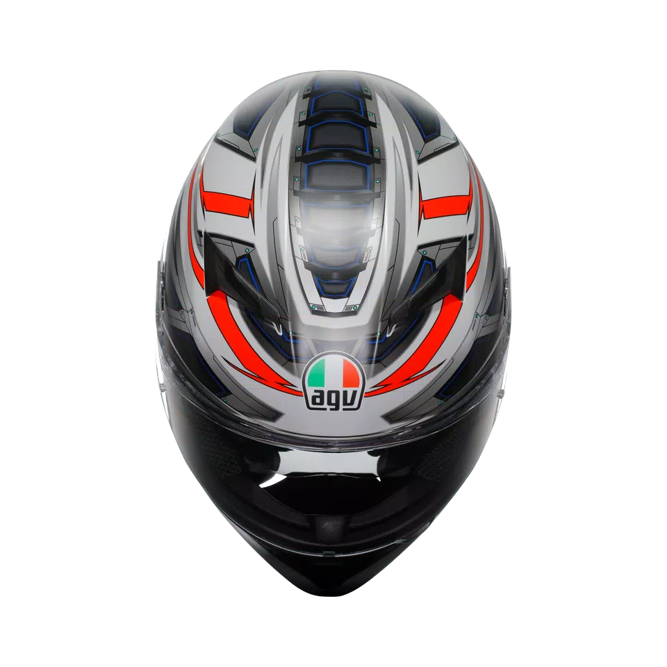 K3 E2206 - SPACE MATT WHITE/RED FLUO