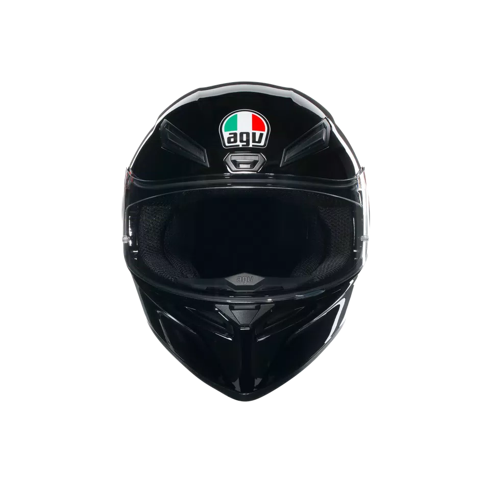 K1 S BLACK - MOTORBIKE FULL FACE HELMET E2206