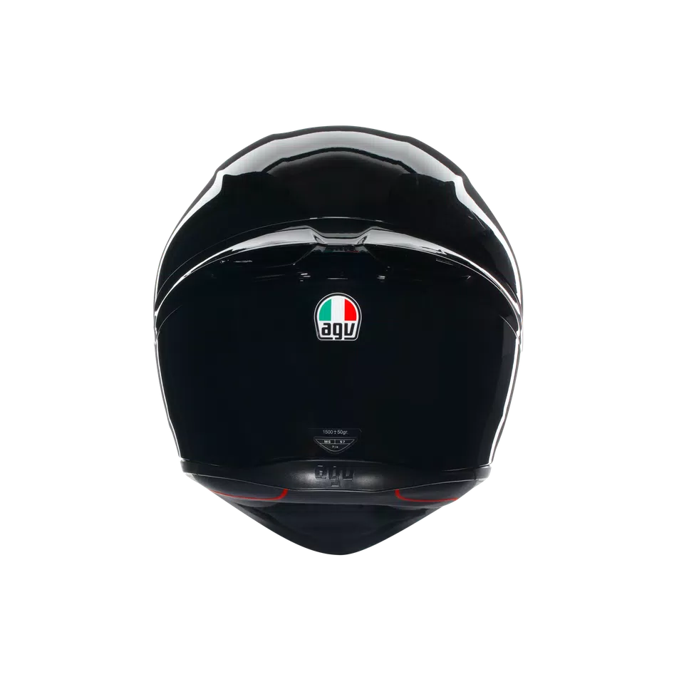 K1 S BLACK - MOTORBIKE FULL FACE HELMET E2206