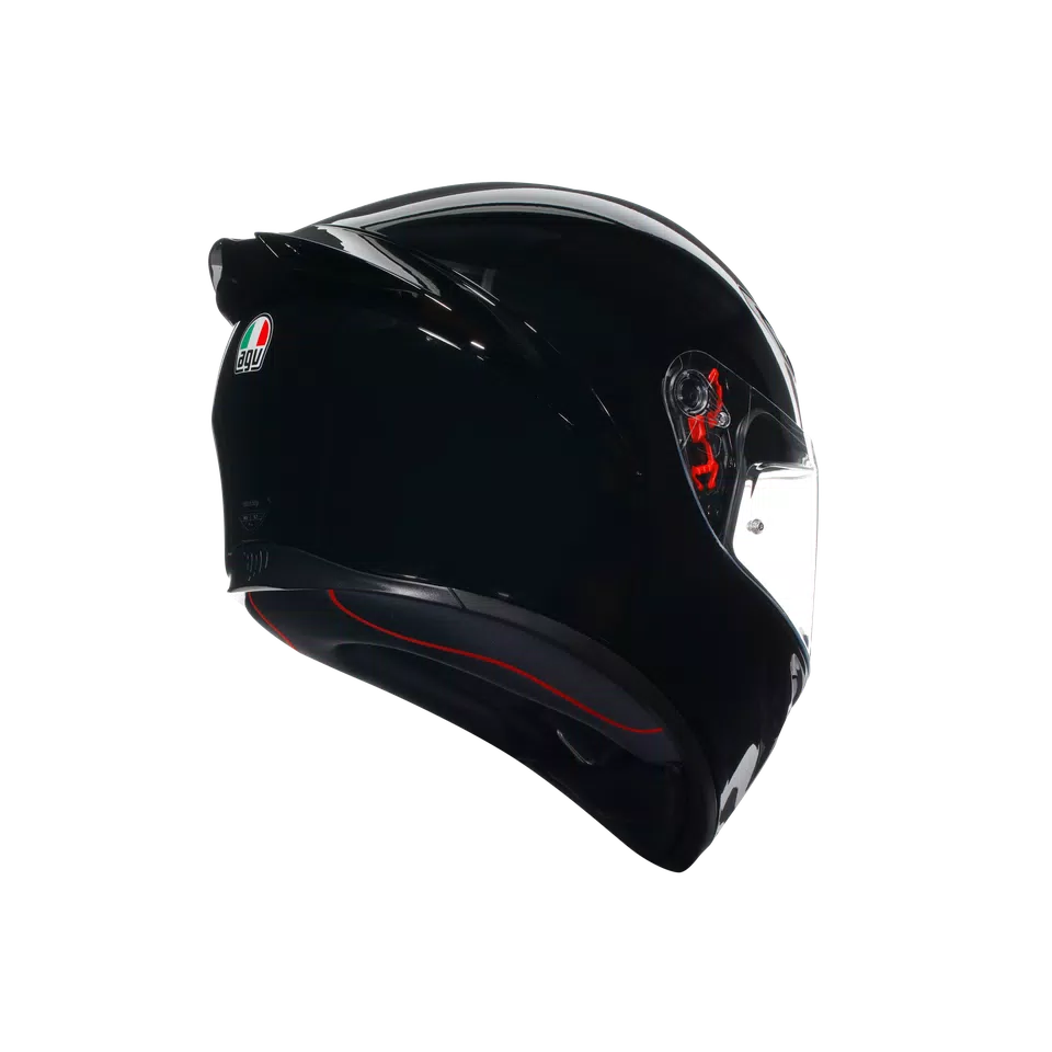 K1 S BLACK - MOTORBIKE FULL FACE HELMET E2206