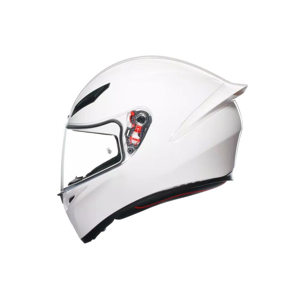 K1 S WHITE - MOTORBIKE FULL FACE HELMET E2206