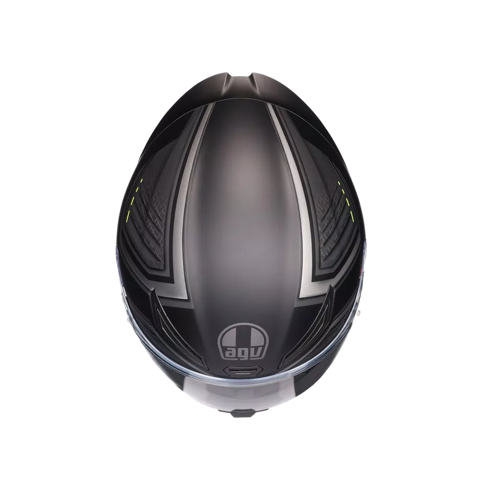 K1 S SLING MATT BLACK/GREY - MOTORBIKE FULL FACE HELMET E2206