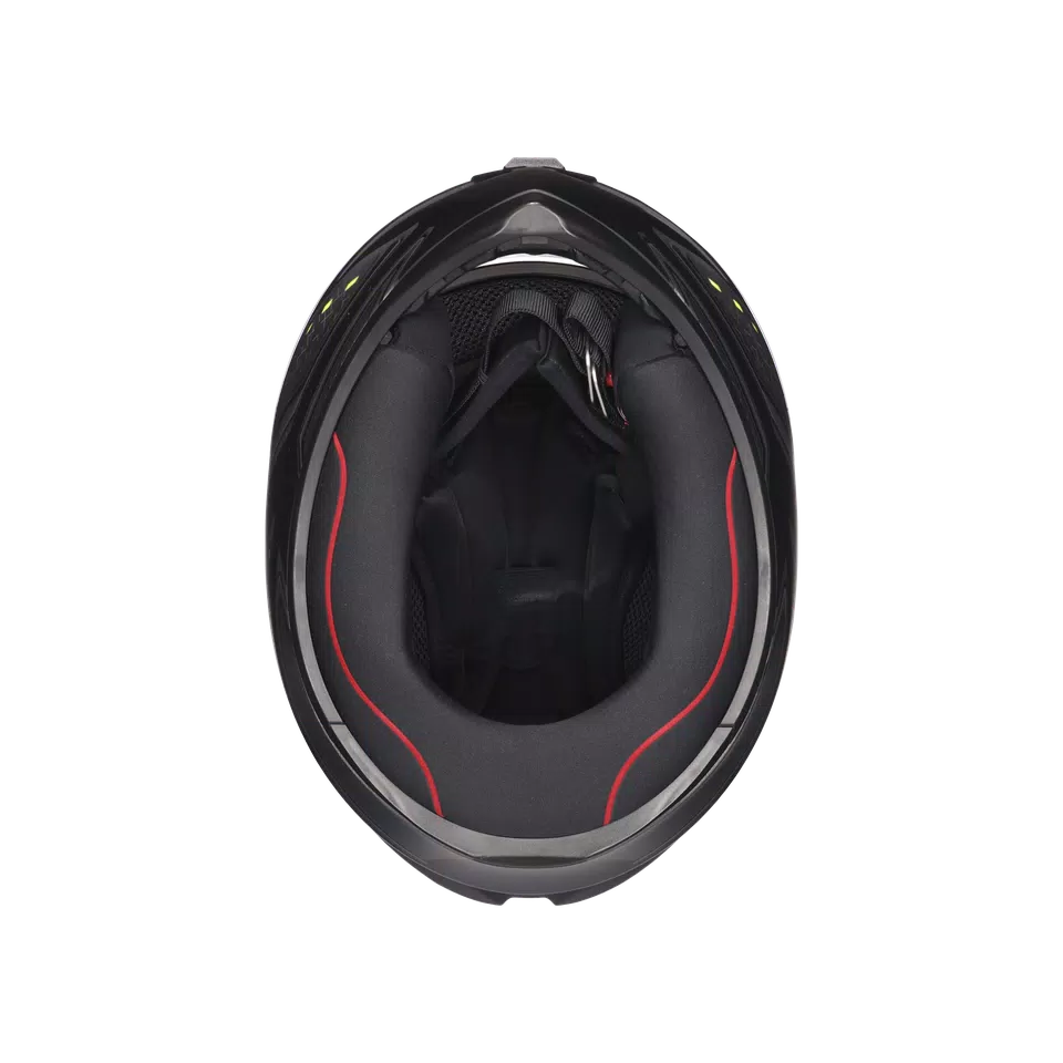 K1 S SLING MATT BLACK/GREY - MOTORBIKE FULL FACE HELMET E2206