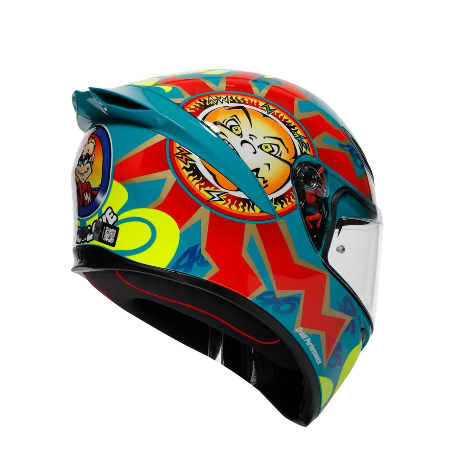 K1 S ROSSI MUGELLO 1999 - MOTORBIKE FULL FACE HELMET E2206