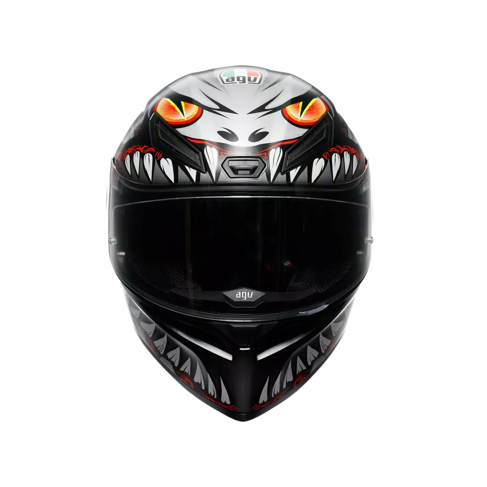 K1 S E2206 - LYZARD MATT BLACK/GREY/RED