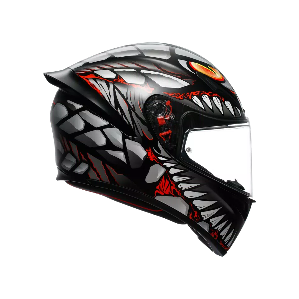 K1 S E2206 - LYZARD MATT BLACK/GREY/RED