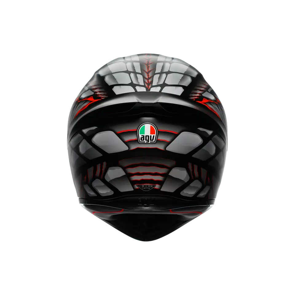 K1 S E2206 - LYZARD MATT BLACK/GREY/RED