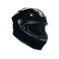 K6 S BLACK - MOTORBIKE FULL FACE HELMET E2206