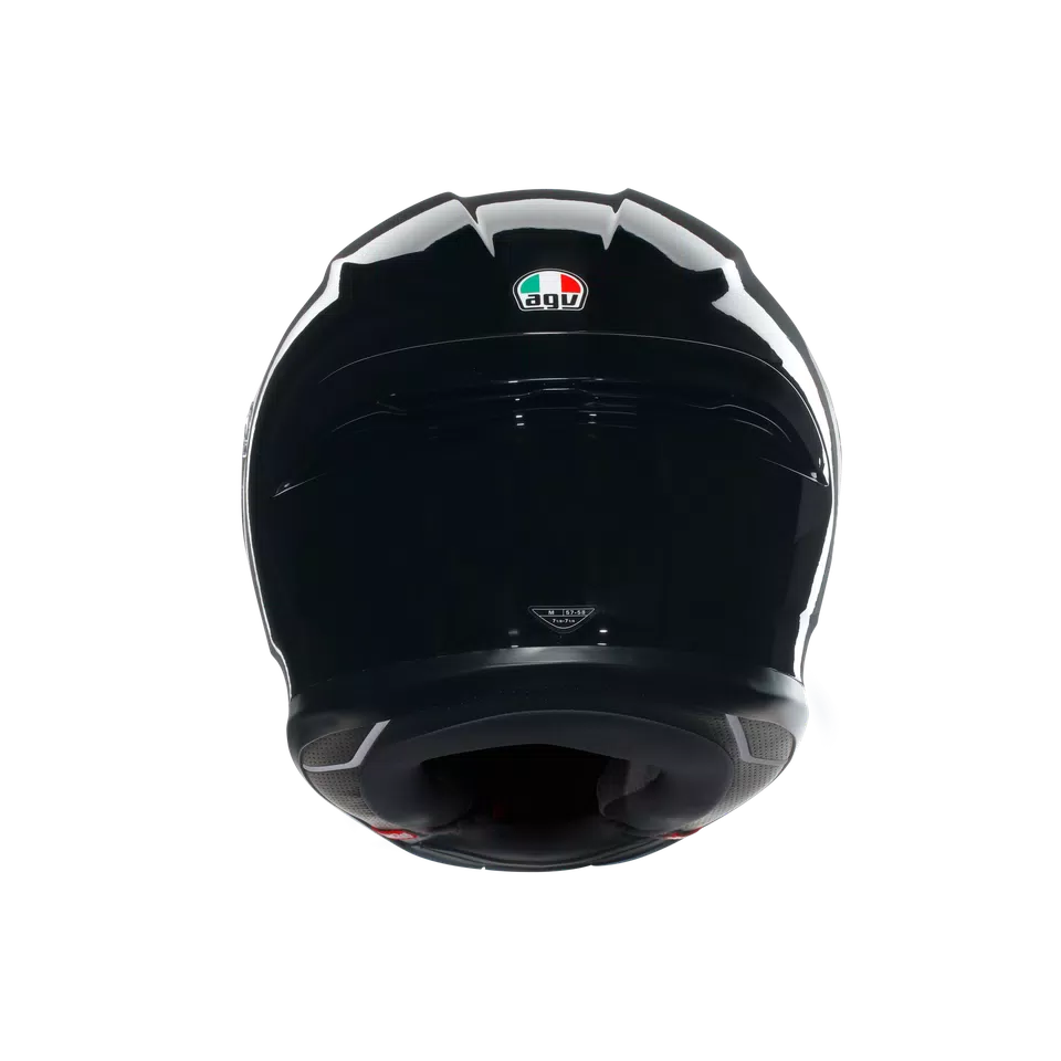 K6 S BLACK - MOTORBIKE FULL FACE HELMET E2206