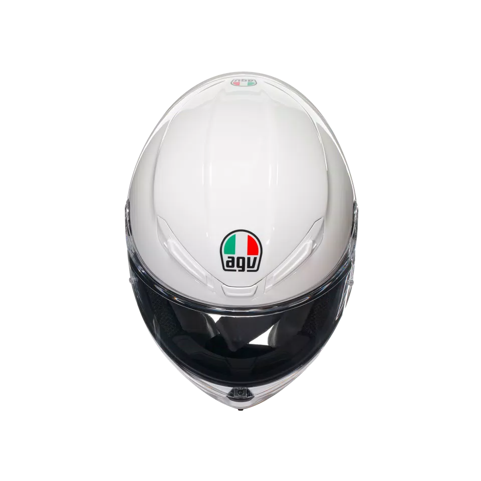 K6 S WHITE - MOTORBIKE FULL FACE HELMET E2206