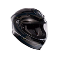 K6 S ENHANCE MATT GREY/YELLOW FLUO - MOTORBIKE FULL FACE HELMET E2206