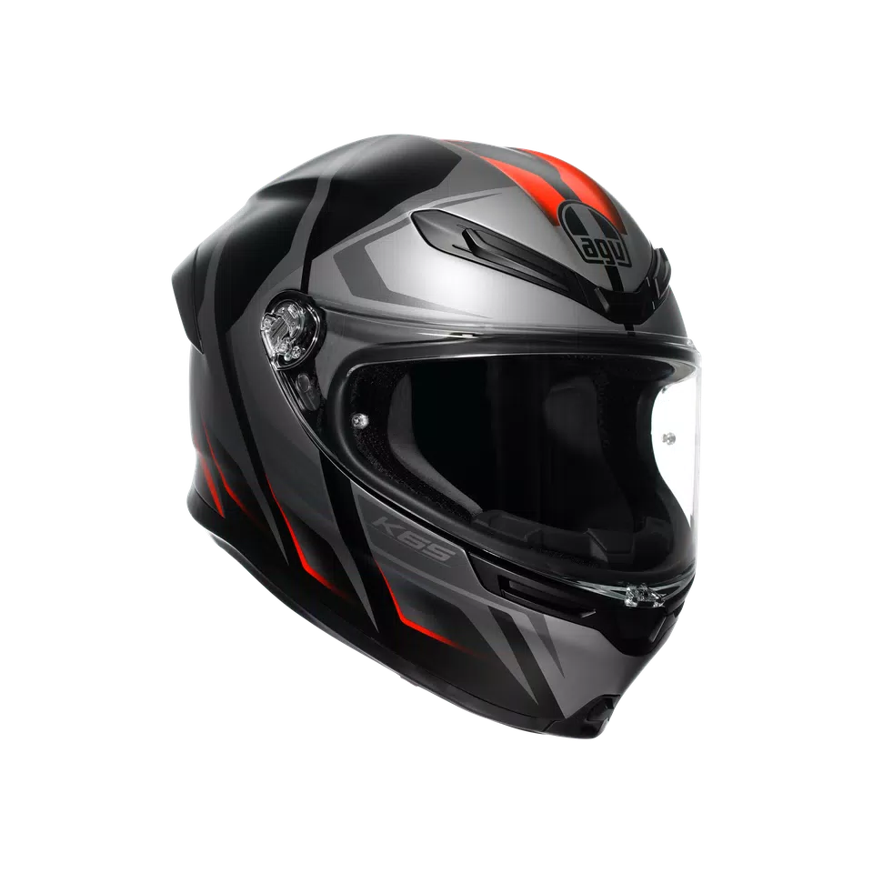 K6 S E2206 - KARVE MATT BLACK/GREY/RED