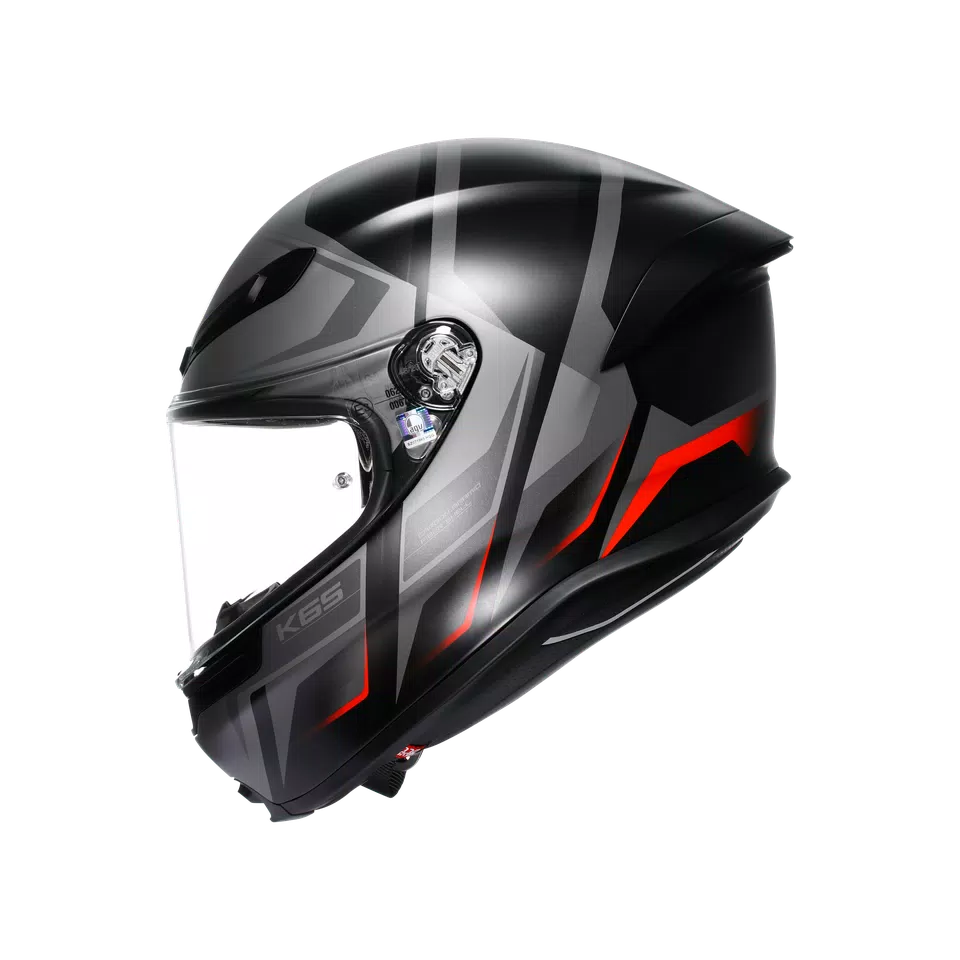 K6 S E2206 - KARVE MATT BLACK/GREY/RED