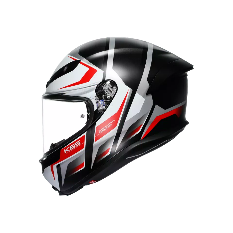 K6 S E2206 - KARVE MATT BLACK/WHITE/RED
