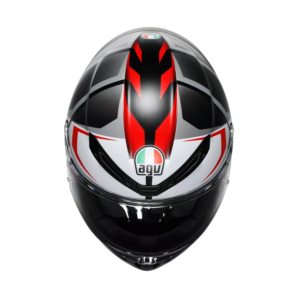 K6 S E2206 - KARVE MATT BLACK/WHITE/RED