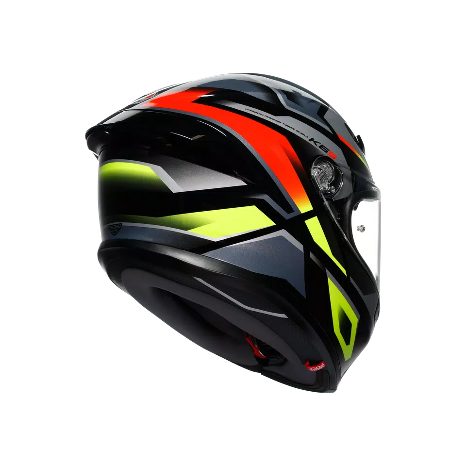 K6 S E2206 - ERAZER BLACK/RED/YELLOW FLUO
