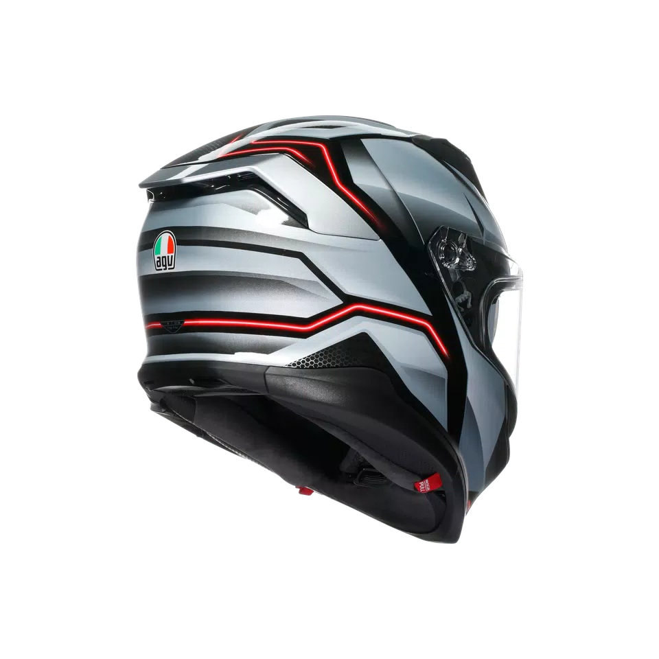 K7 AGV E2206 MPLK - JAEGER BLACK/SILVER